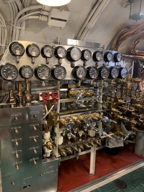 The Control Room of a Ship