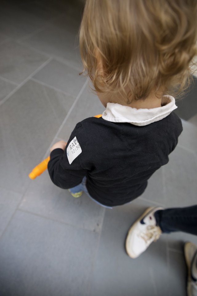 Toddler at Baby Rave Event in Museum
