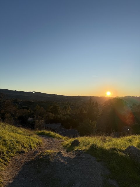 Serene Sunset over Walnut Creek