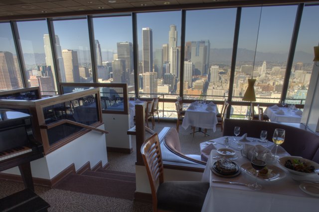 City View Dining at a Penthouse Restaurant