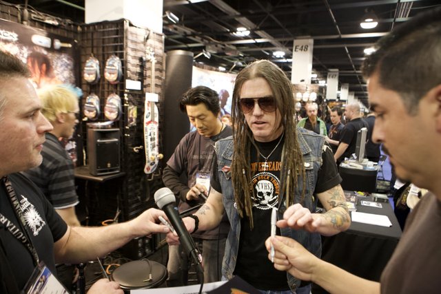 Networking at the NAMM Convention