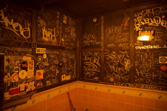 Urban Expressions: Bathroom Graffiti in Chinatown, 2023.