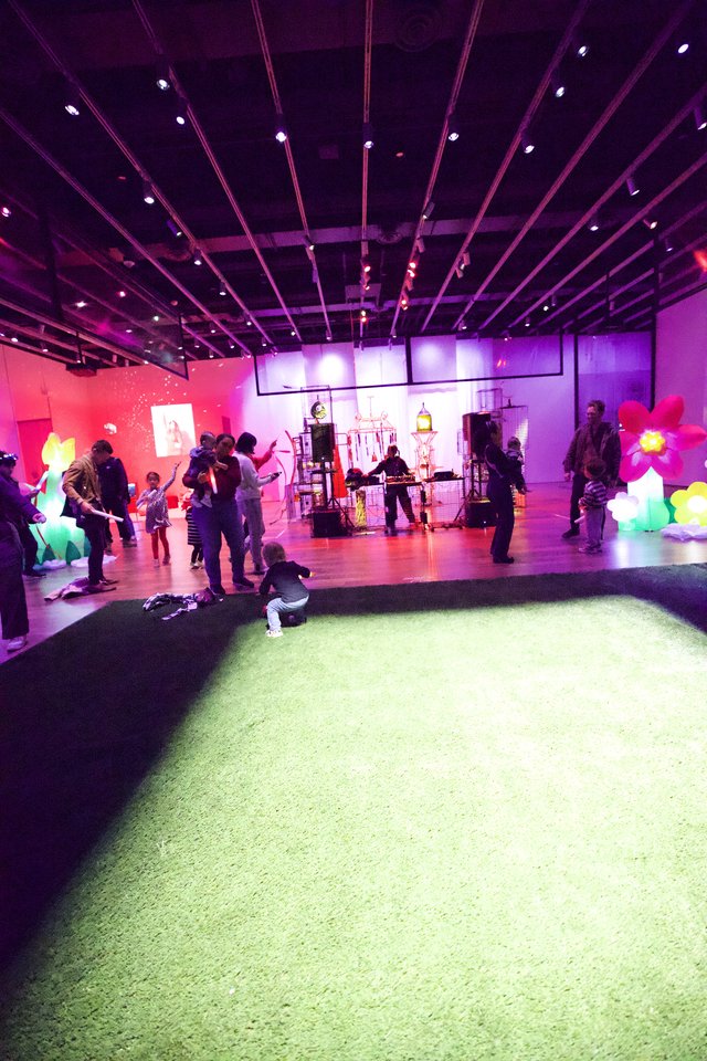 Baby Rave Dance Floor at Asian Art Museum