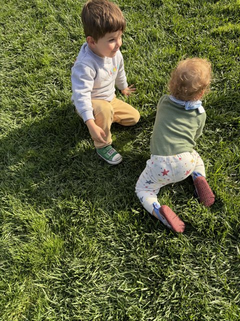Playful Explorers in the Garden