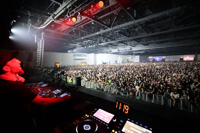 DJ Overlooks Massive Crowd at Wobbleland 2026