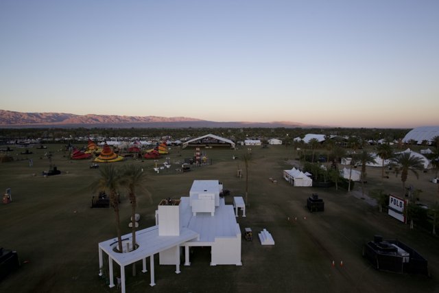 The Grand White Tent at Coachella