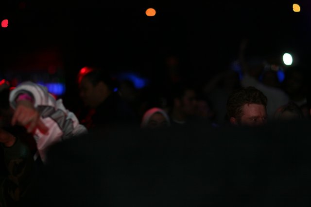 Nightlife Crowd Watching a Performance