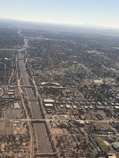 Birds-Eye View of Phoenix's Urban Landscape