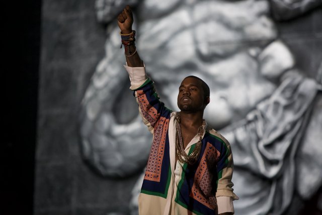 Triumphant Kanye