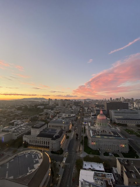 San Francisco Sunset Cityscape
