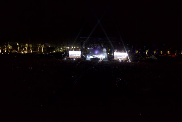 Bright Lights on the Coachella Stage