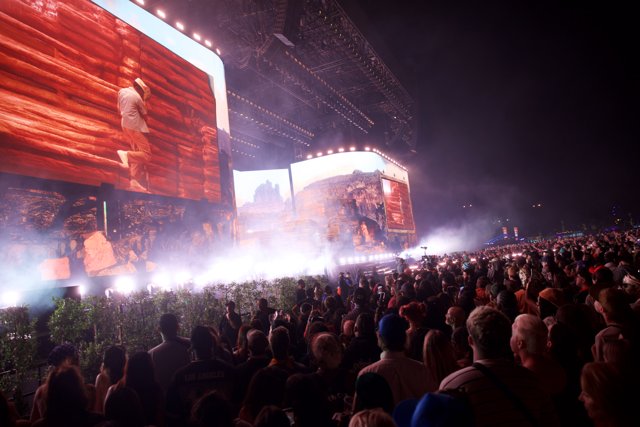 Vivid Nights: Rock Concert Madness at Coachella 2024