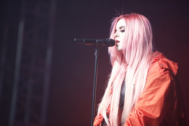 Pink Haired Singer Takes Coachella Stage