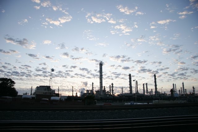 Sunset at the Refinery