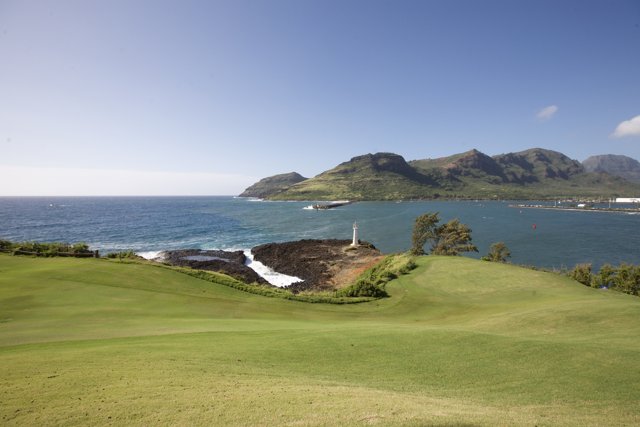 A Scenic Golf Course by the Shore