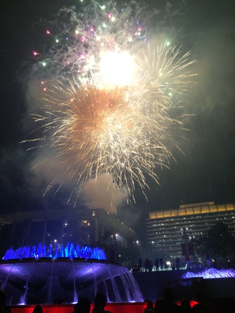 Independence Night Celebration at Civic Center Mall, Los Angeles