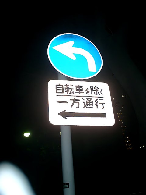 Directional Sign in Tokyo