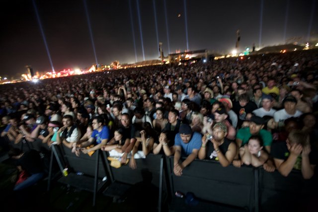 Coachella 2008 Concert Crowding