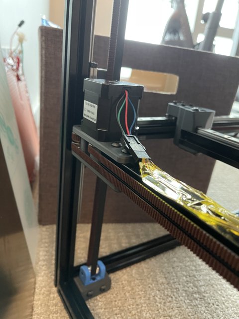 The 3D Printing Machine with Attached Cord