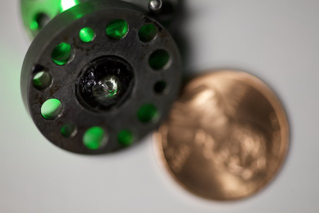 Green Lights on a Fly Fishing Reel