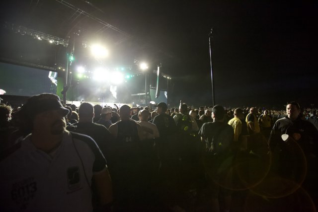 Illuminated Crowd at Big Four Festival