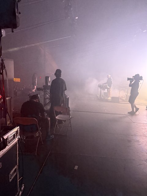 Backstage Vibes in the Mist