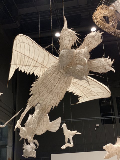 Majestic Paper Bird in Flight