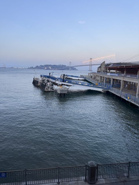 A Serene Dusk at San Francisco Harbor