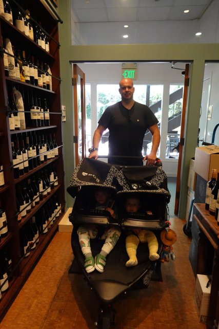 Family Outing at the Wine Cellar