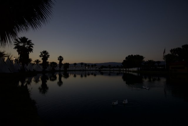 Sunset Serenity at Coachella Lake