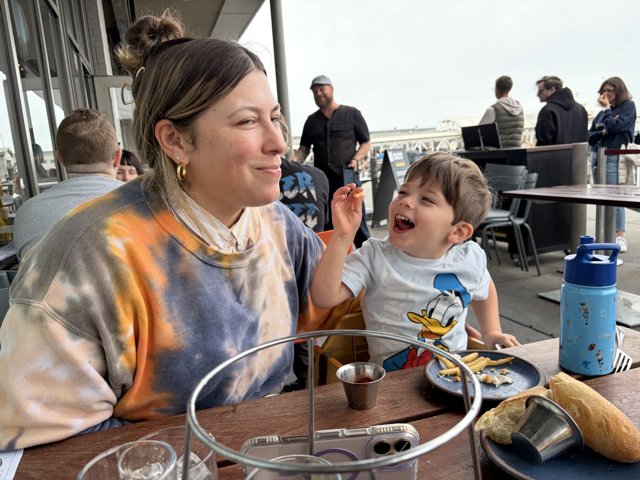 Lunchtime Laughter at the Ferry Building