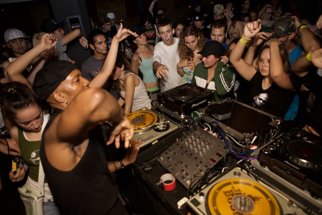 DJ Grooves in the Nightclub