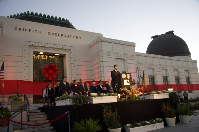 President Obama Speaks at Grand Opening of Hollywood Sign Observatory