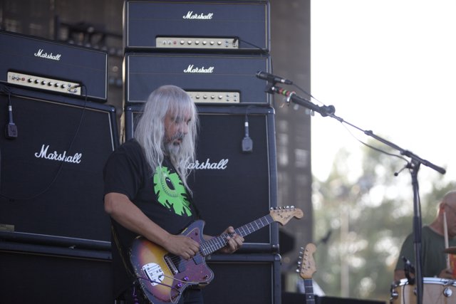 J Mascis Rocks the Stage with His Guitar
