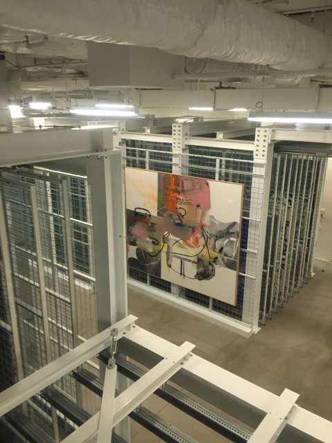 Armory Painting in Warehouse