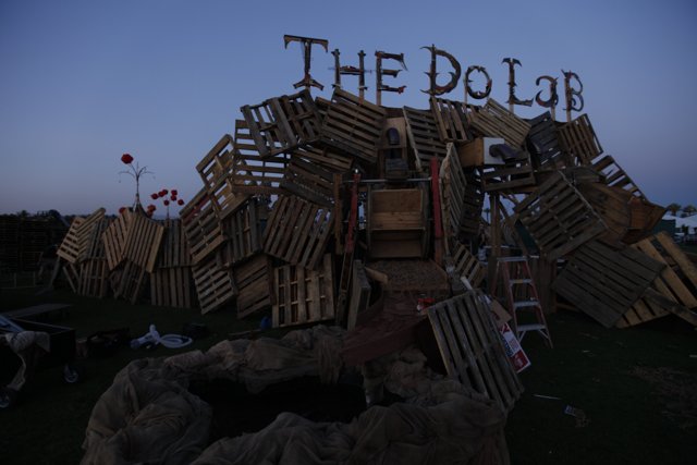 Dolab Festival Shelter Made of Pallets