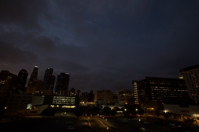 Los Angeles Metropolis at Night