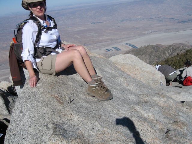 Summit Rest: Hiker Atop San Jacinto Peak