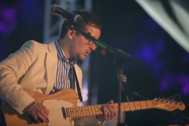 Alexis Taylor Rocks the Coachella Stage with Electric Guitar Solo