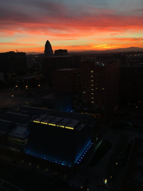City of Salt Lake at Sunset