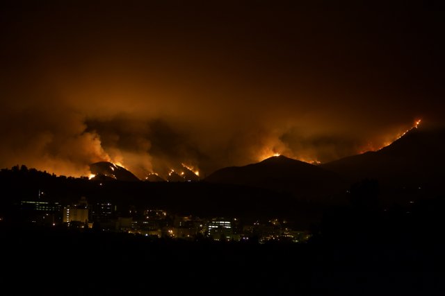 Flames on the Mountain