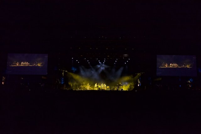 Coachella 2012 Rock Concert with Stunning Lighting Display