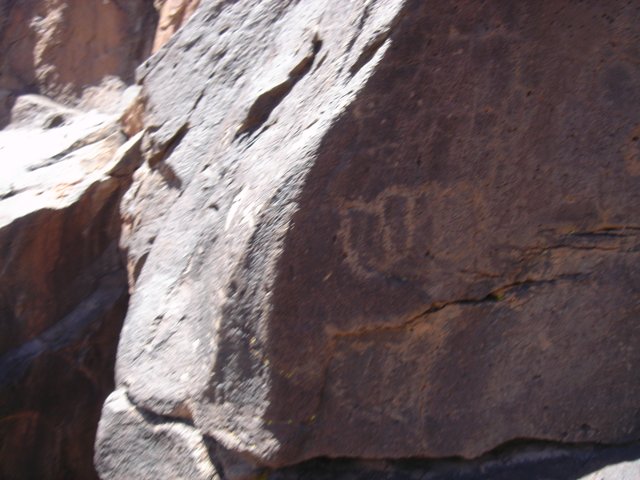 Ancient Rock Carvings on Slate