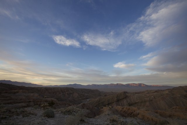 Sunset Over Death Valley