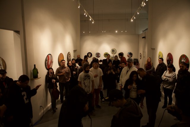 Art Enthusiasts at Plata Wine Party