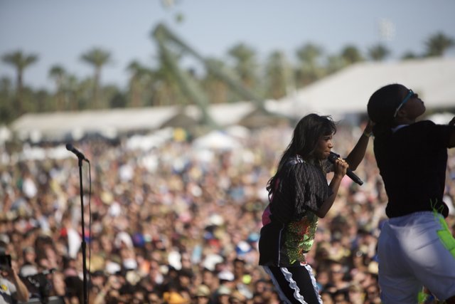 Santigold Takes the Stage at Coachella Music Festival