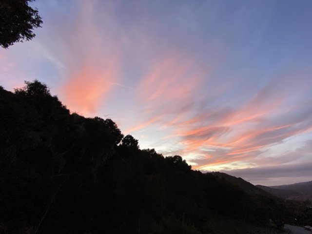 Carmel Valley Sunset Sky with Clouds