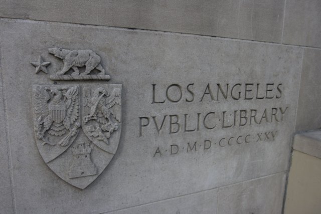 The Majestic Emblematic Bird of LA Public Library