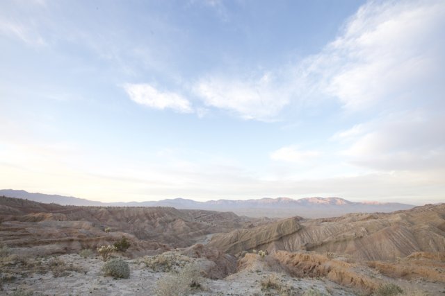 Sunset over Anza Borrego's Majestic Mountains