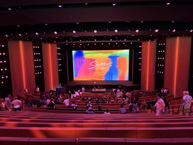 Gathering at the Steve Jobs Theater